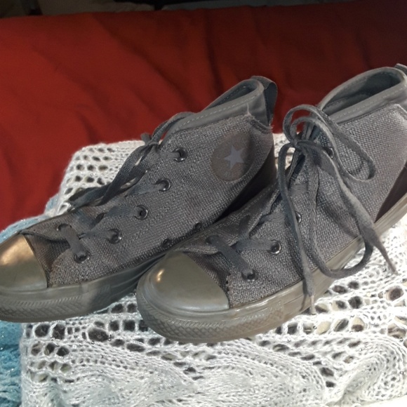 Converse All Stars Charcoal Grey Sz. 5Y - Picture 4 of 8